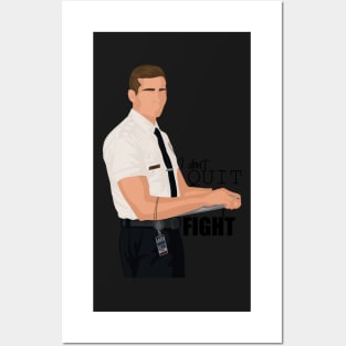 "I don't quit. I fight." |Evan 'Buck' Buckley | 911 Posters and Art